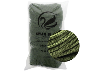 Cordino Swan Black 2 mm - zelená