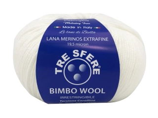 Bimbo Wool 1 - biela